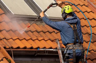 Démoussage et hydrofuge de toiture à Landroff